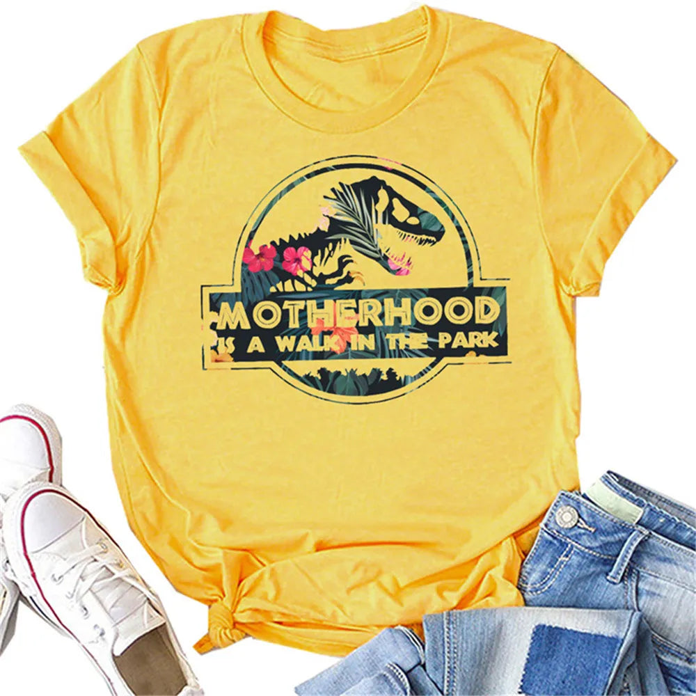 T Shirt Dinosaure Femme