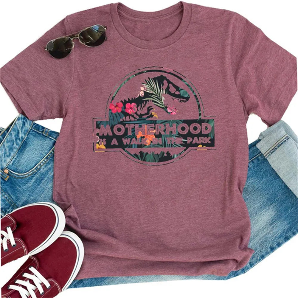 T Shirt Dinosaure Femme