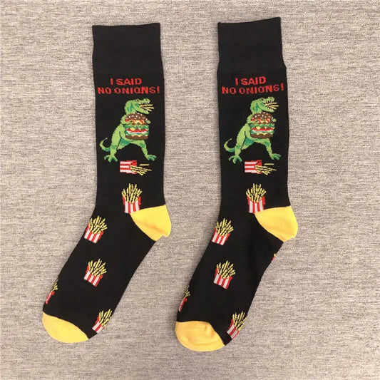 Chaussette Dinosaure Homme Frite