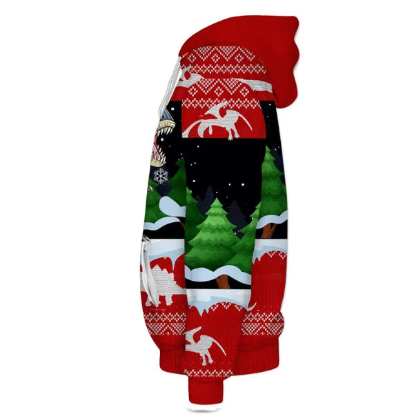 Pull de Noël Dinosaure