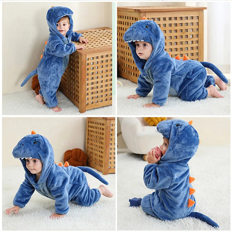 Pyjama Dinosaure Bebe Bleu