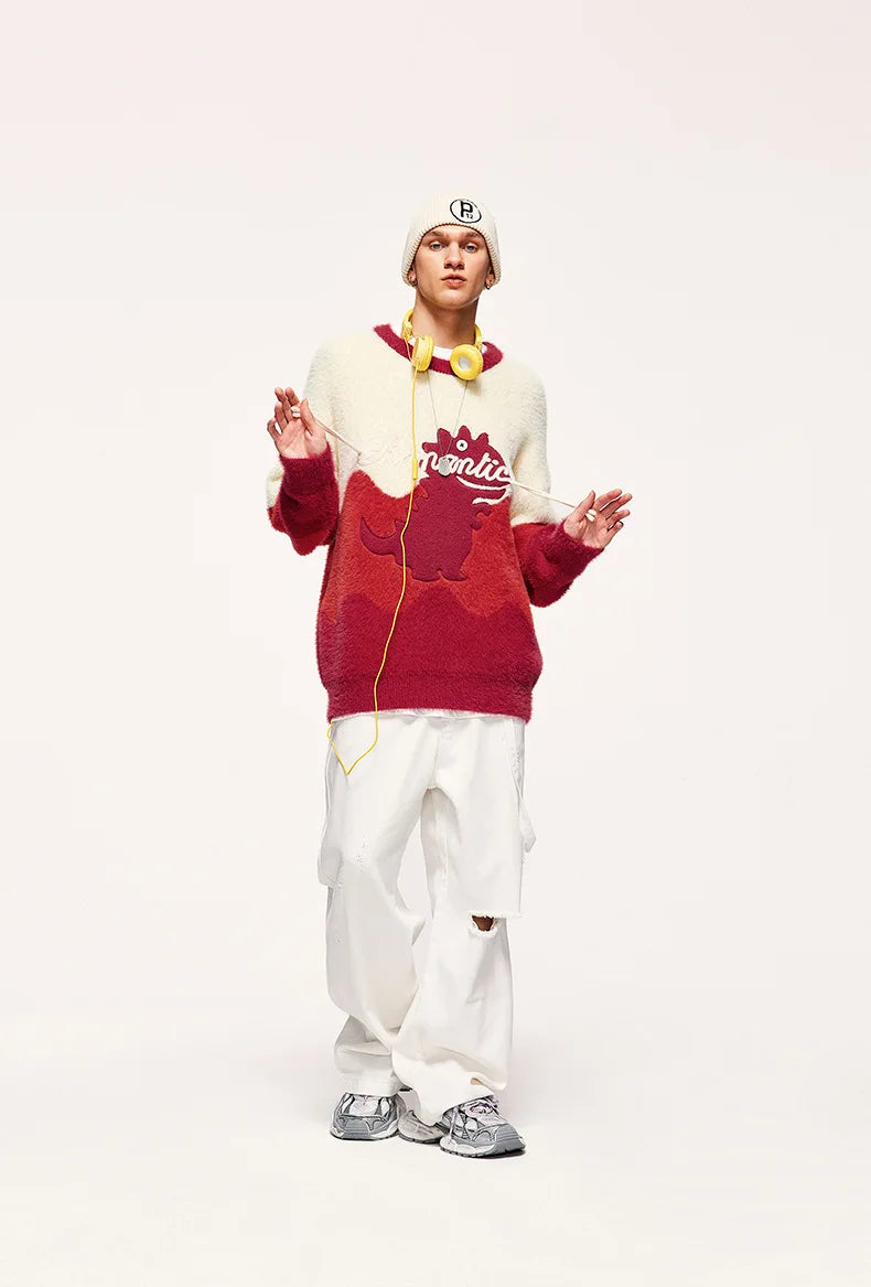 Pull Plaid Dinosaure