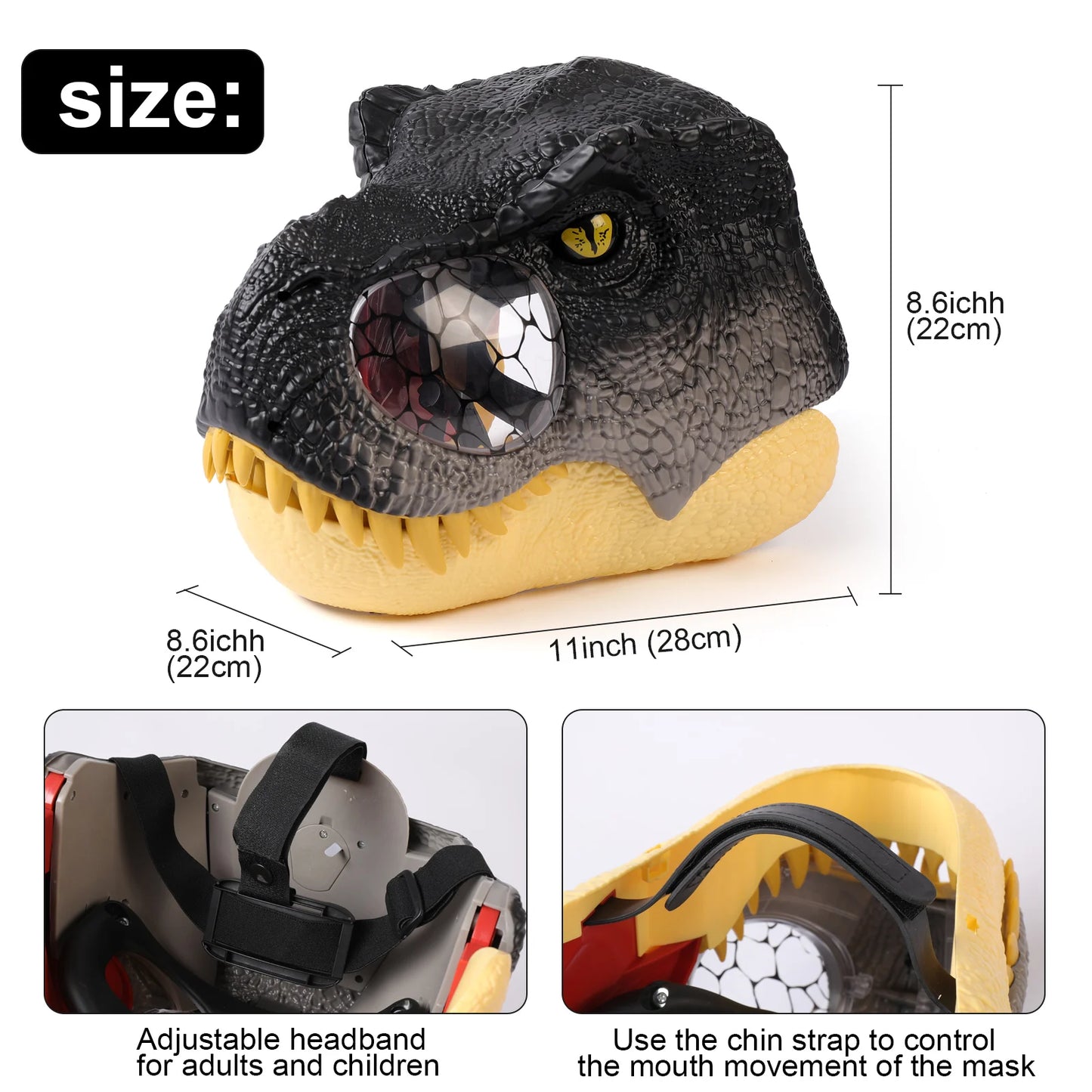 Masque Dinosaure Articulé