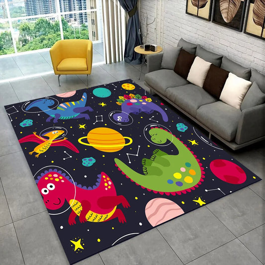Tapis Dinosaure Vert