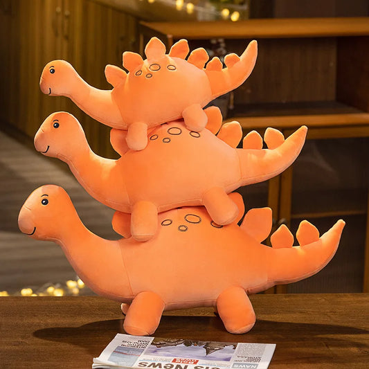 Peluche Dinosaure Mignon Orange