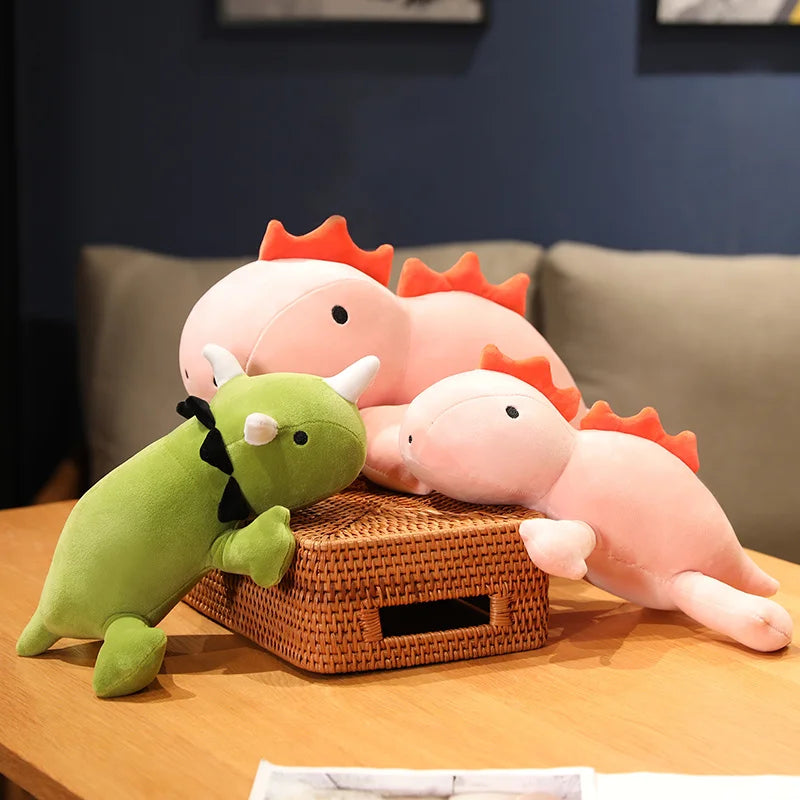 Dinosaure Rose Peluche