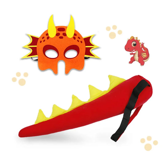 Déguisement Carnaval Dinosaure Rouge